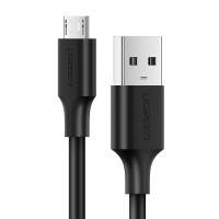  USB kabelis Ugreen US289 USB to MicroUSB 2A 1.0m black 